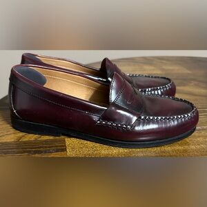 Johnston & Murphy Burgundy Leather Loafers